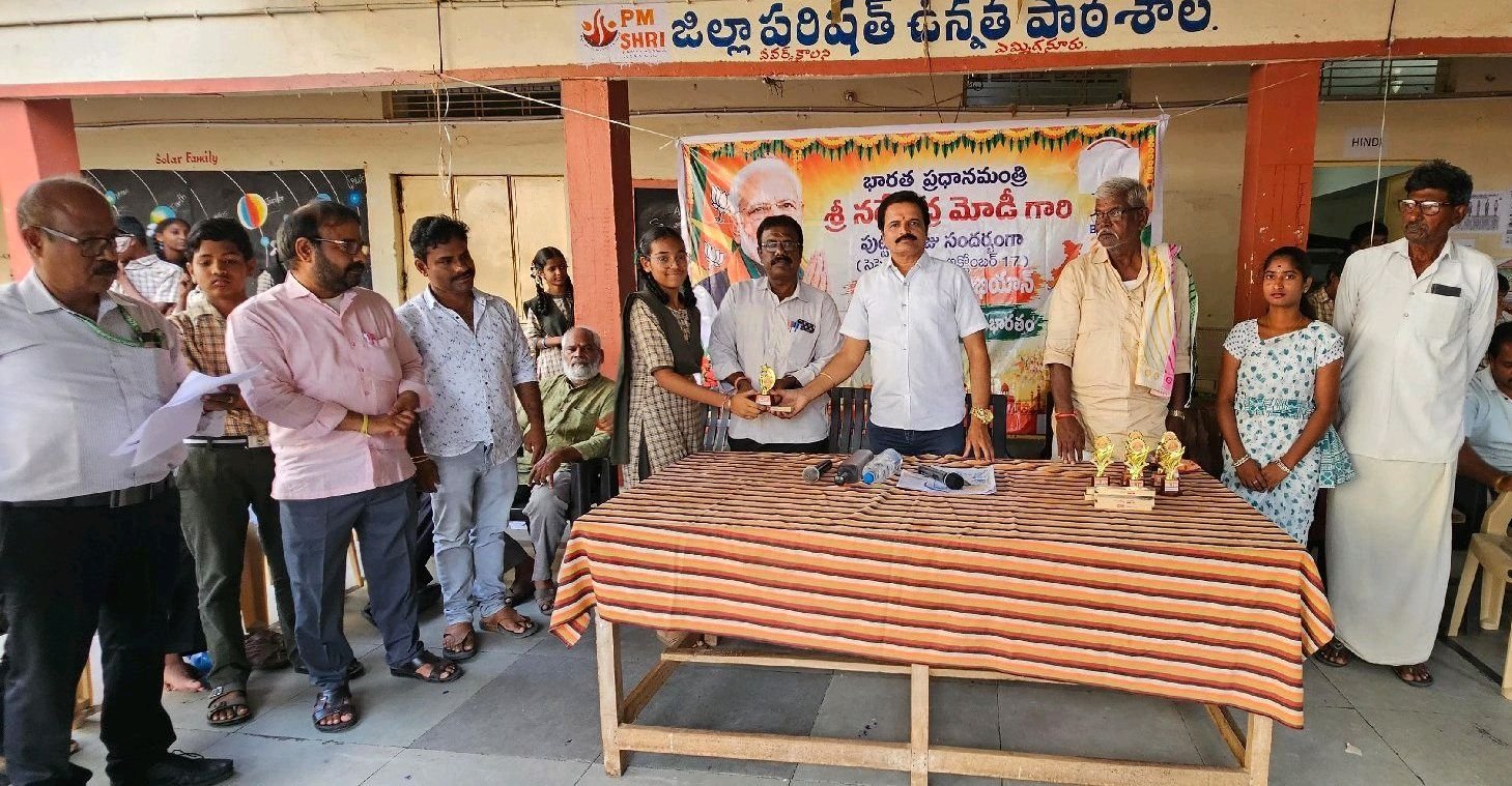 సేవా సంకల్ప అభియాన్ కార్యక్రమంలో బిజెపి నాయకులు