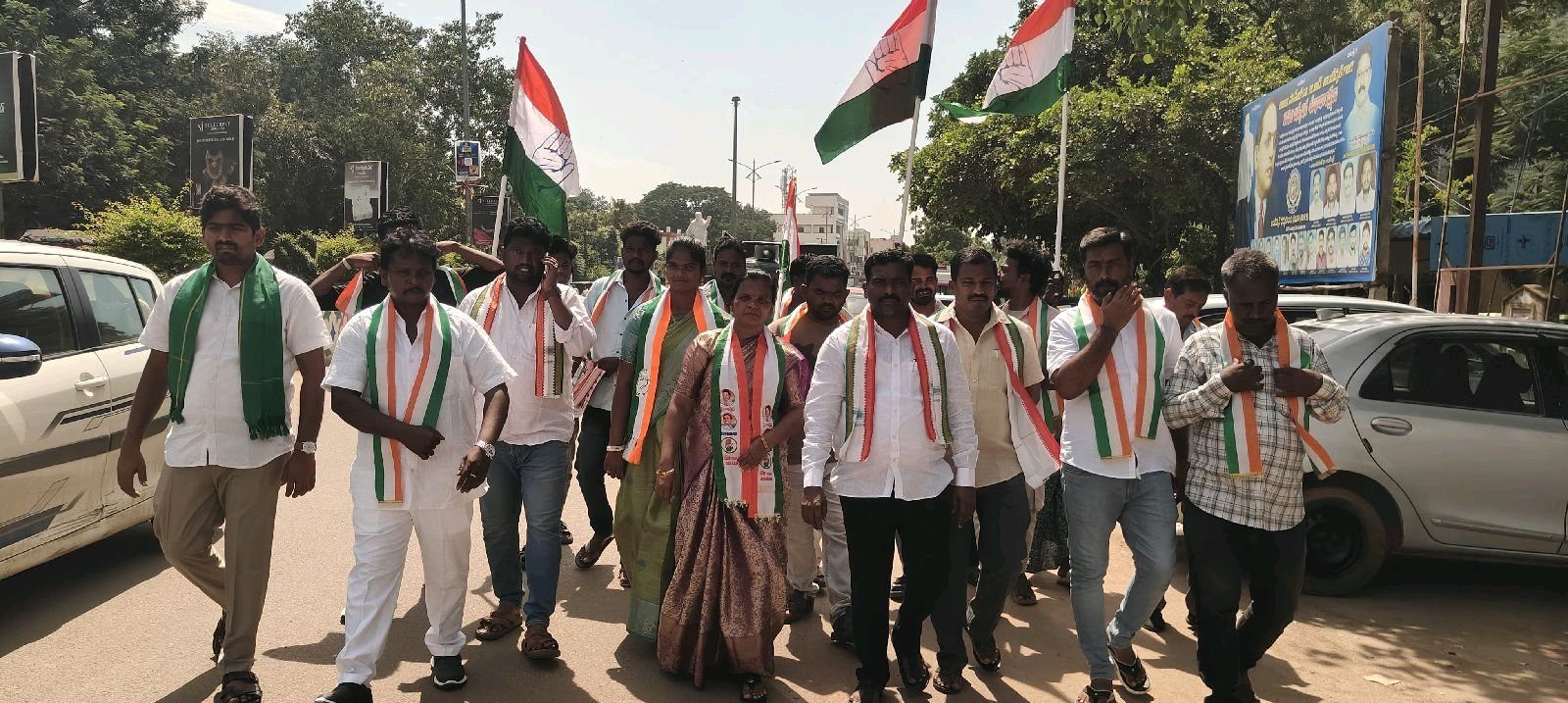 సూళ్లూరుపేటలో కాంగ్రెస్ ప్రచారం