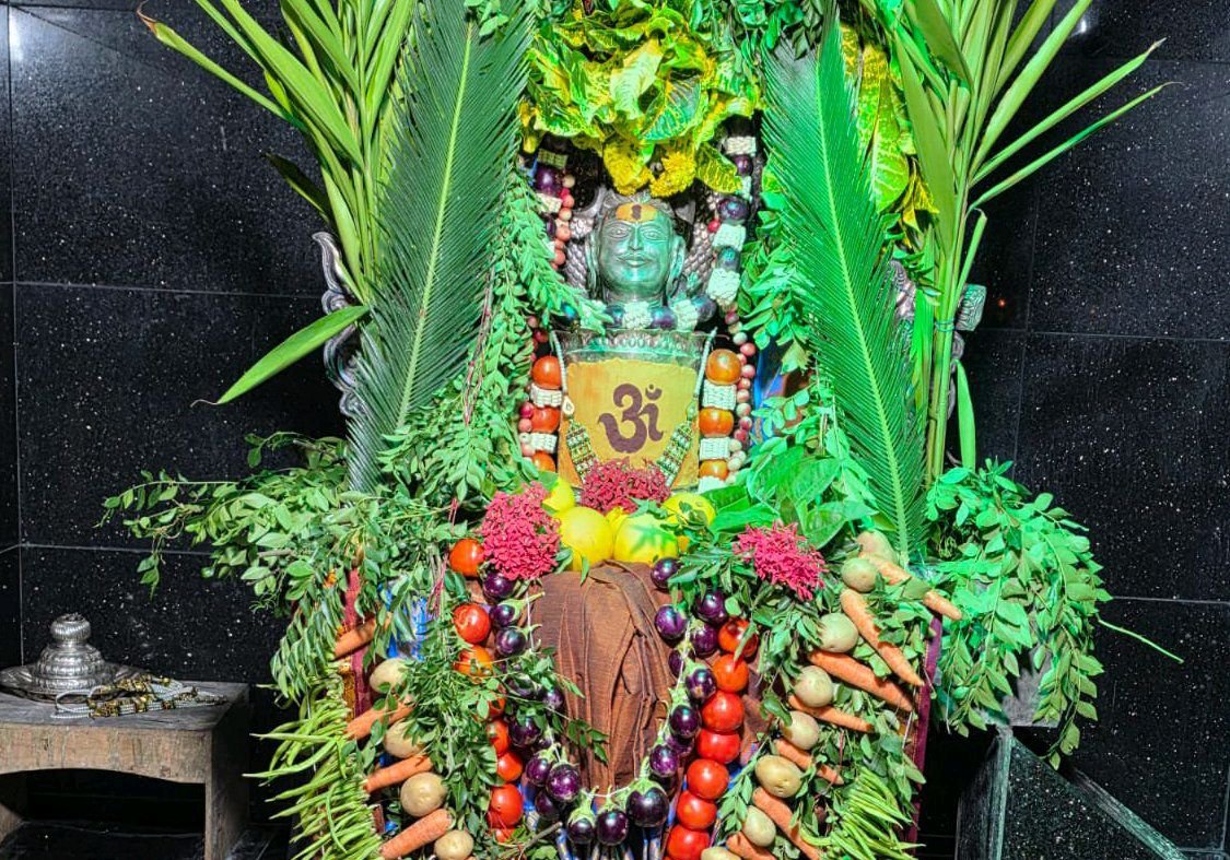 శాఖంబరి దేవిగా దర్శనం యిచ్చిన లోకమాత పార్వతి దేవి