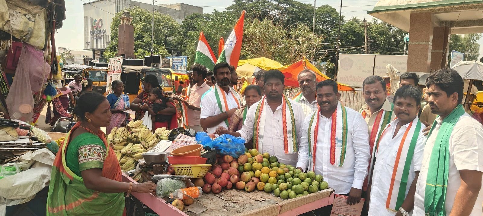 సూళ్లూరుపేటలో కాంగ్రెస్ ప్రచారం