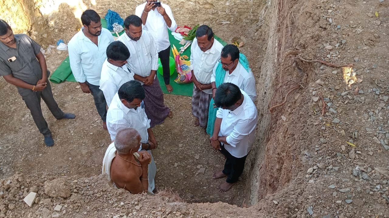 శ్రీరాముడి దేవాలయము శంకుస్థాపన చేసిన బీటెక్ రవి