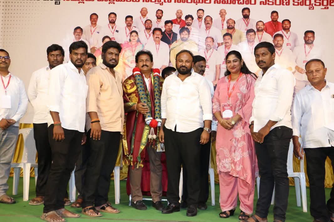 నెల్లూరు పార్లమెంట్ అబ్జర్వర్ ని సన్మానించిన నేతలు