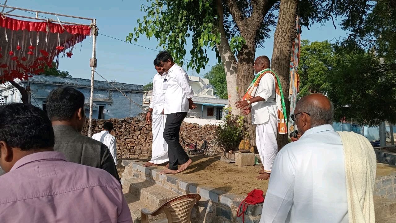 శ్రీరాముడి దేవాలయము శంకుస్థాపన చేసిన బీటెక్ రవి