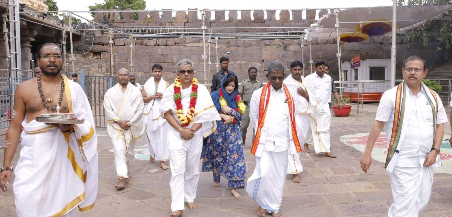 మల్లన్నను దర్శించుకున్న బీహార్ మంత్రి