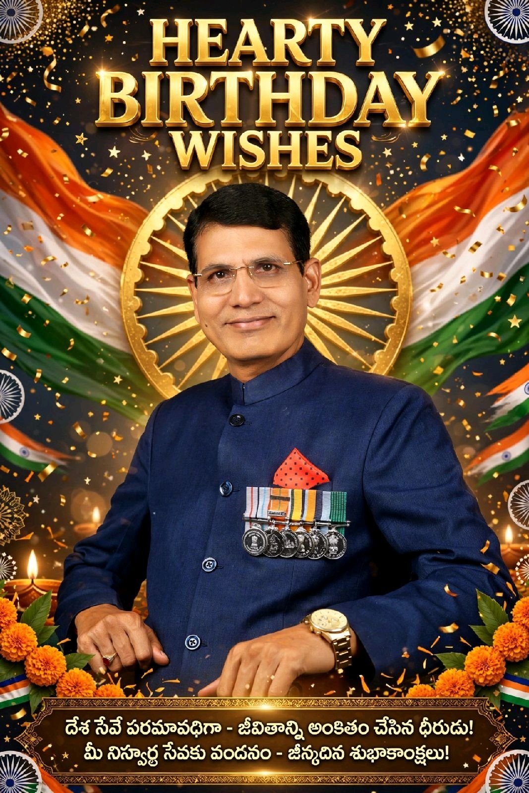 డాక్టర్ చంద్రశేఖర్ ు వెటర్న్ జన్మదిన శుభాకాంక్షలు