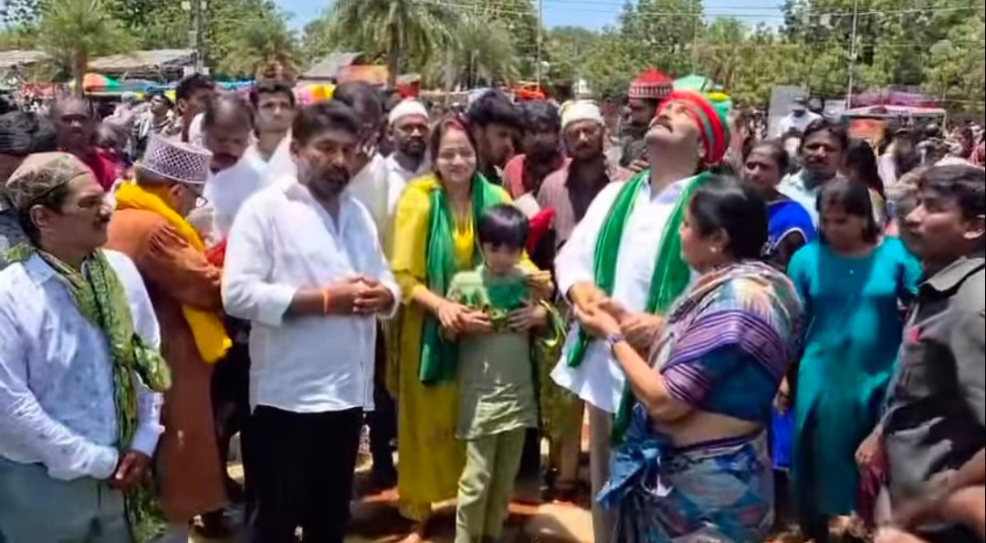 గిరిదర్ రెడ్డికోసం కోటంరెడ్డి దంపతుల ఎమ్మెల్యే రొట్టె *