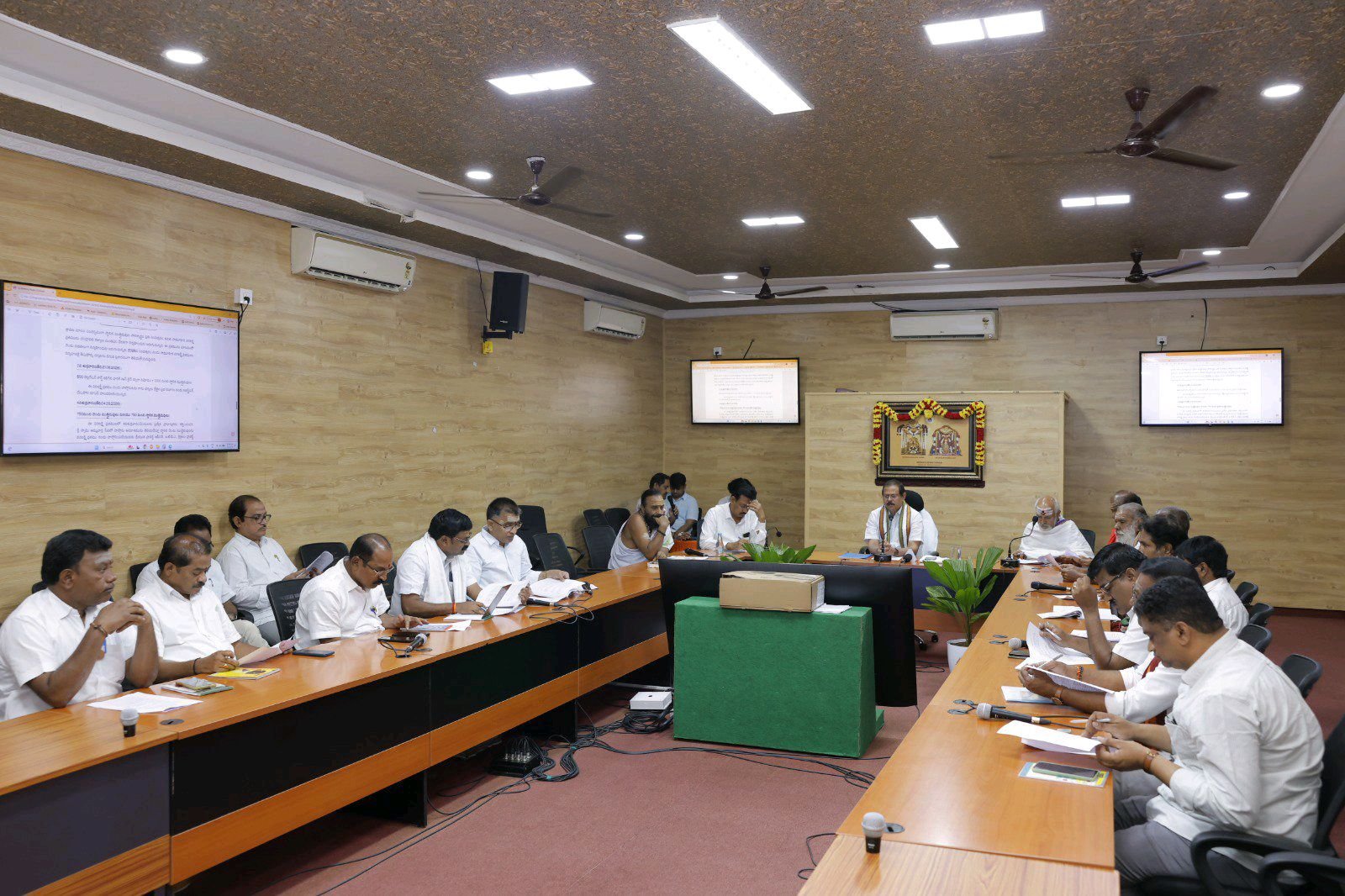 శ్రావణమాస ఏర్పాట్లపై  ప్రాథమిక సమావేశం