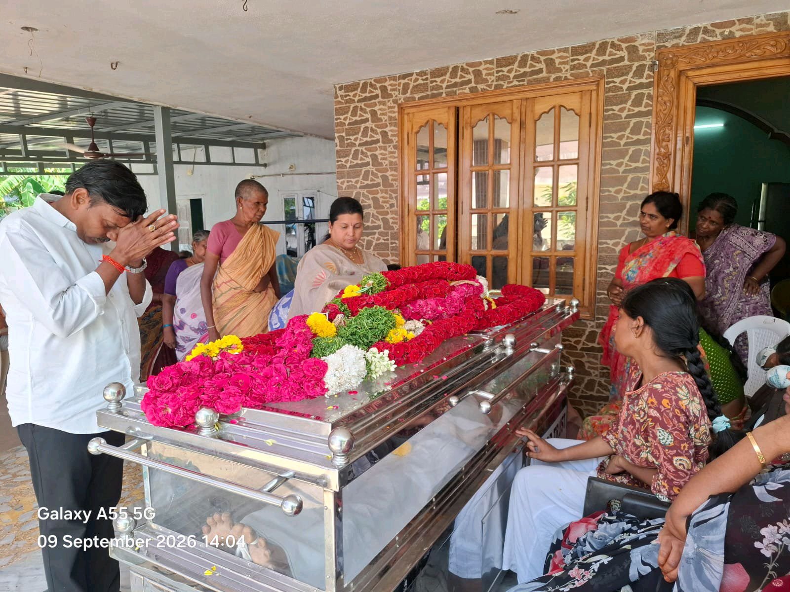 గాలి రామకృష్ణారెడ్డికి సర్వేపల్లి జనసేన నేతలు నివాళి