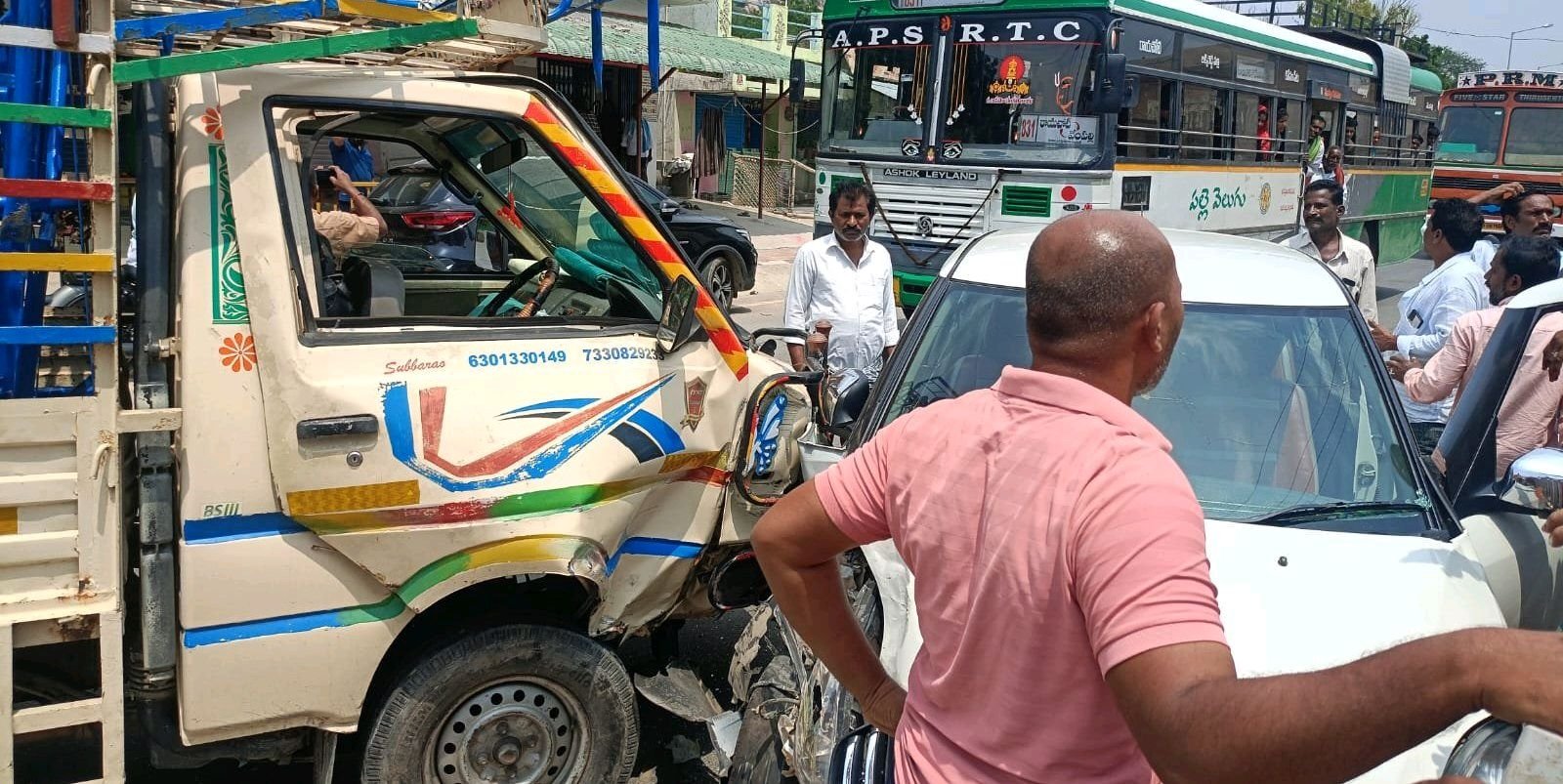 నాగలగుట్ట పల్లి కారు బులోరా యాక్సిడెంట్