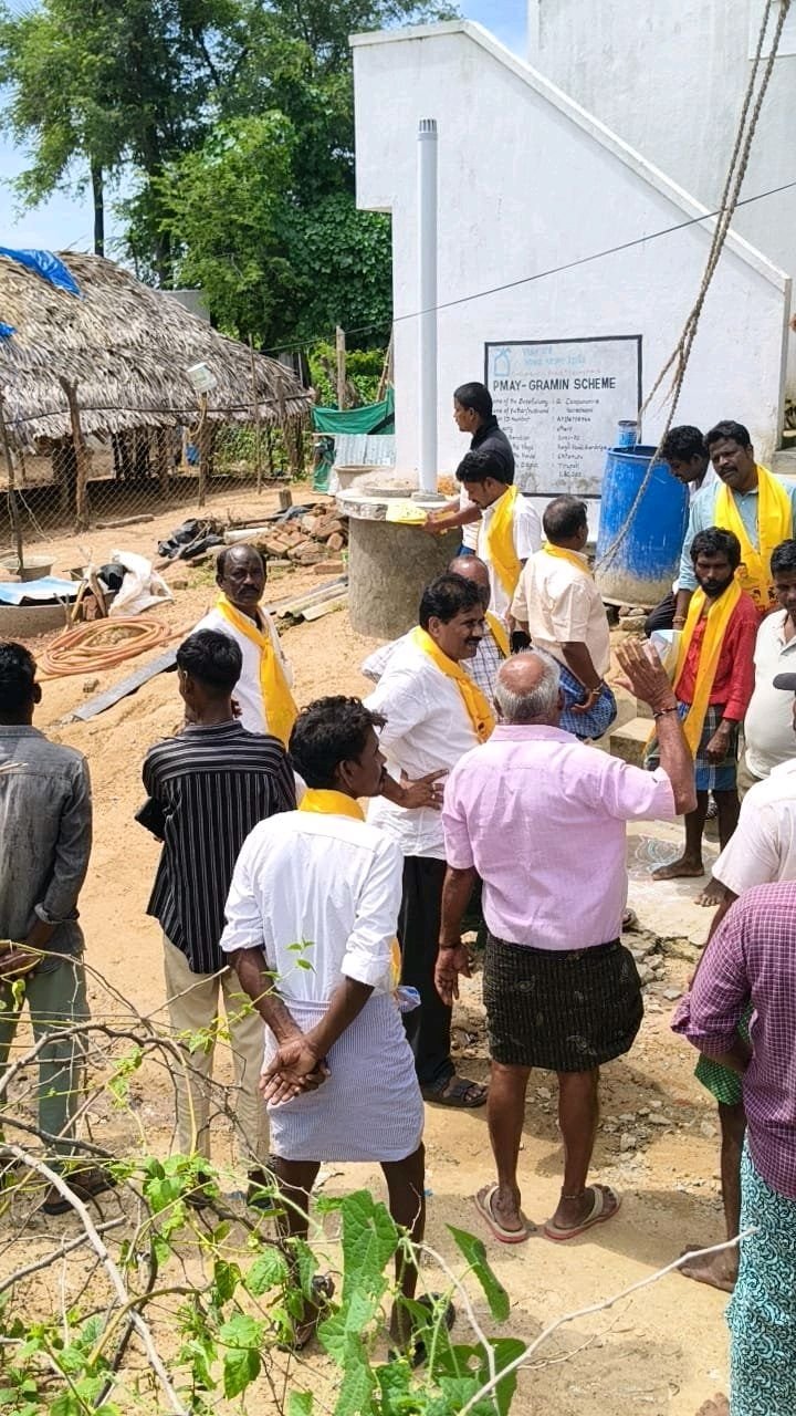 కోగిలి పంచాయతీలో టీడీపీ ప్రచార జోరు