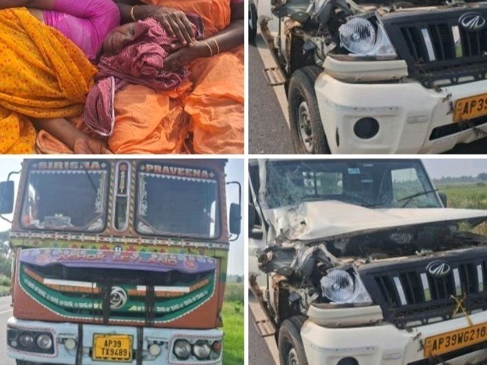 రోడ్డు ప్రమాదంలో మహిళకు గాయాలు!