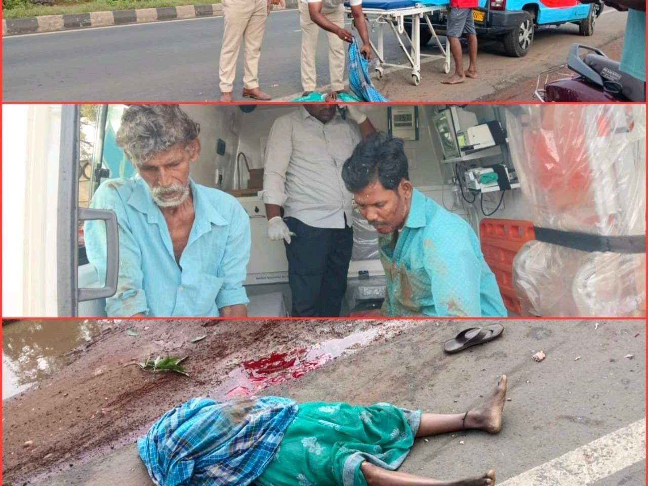 దొరవారిసత్రం నెలబల్లి వద్ద ఘోర రోడ్డు ప్రమాదం
