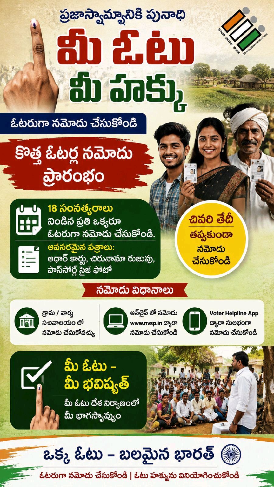 సీతారామపురం లో SIR వెరిఫికేషన్ పరిశీలన