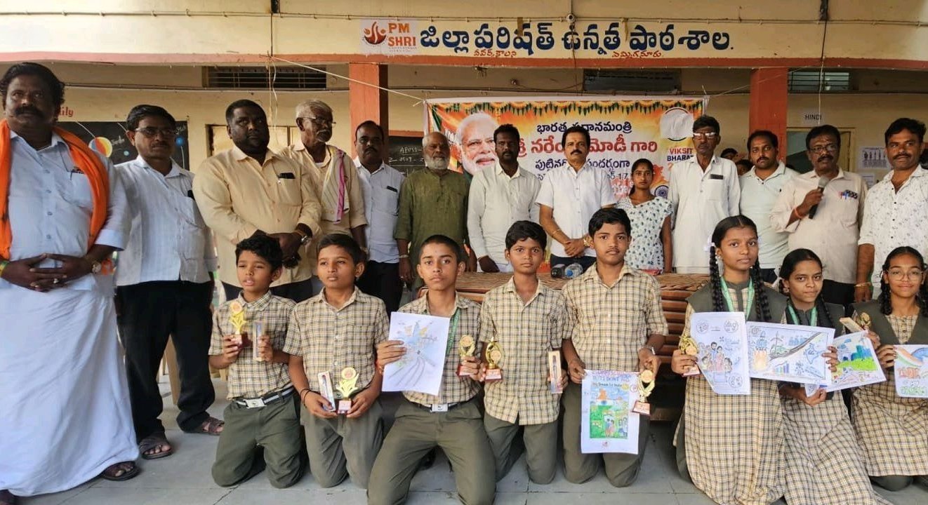 సేవా సంకల్ప అభియాన్ కార్యక్రమంలో బిజెపి నాయకులు