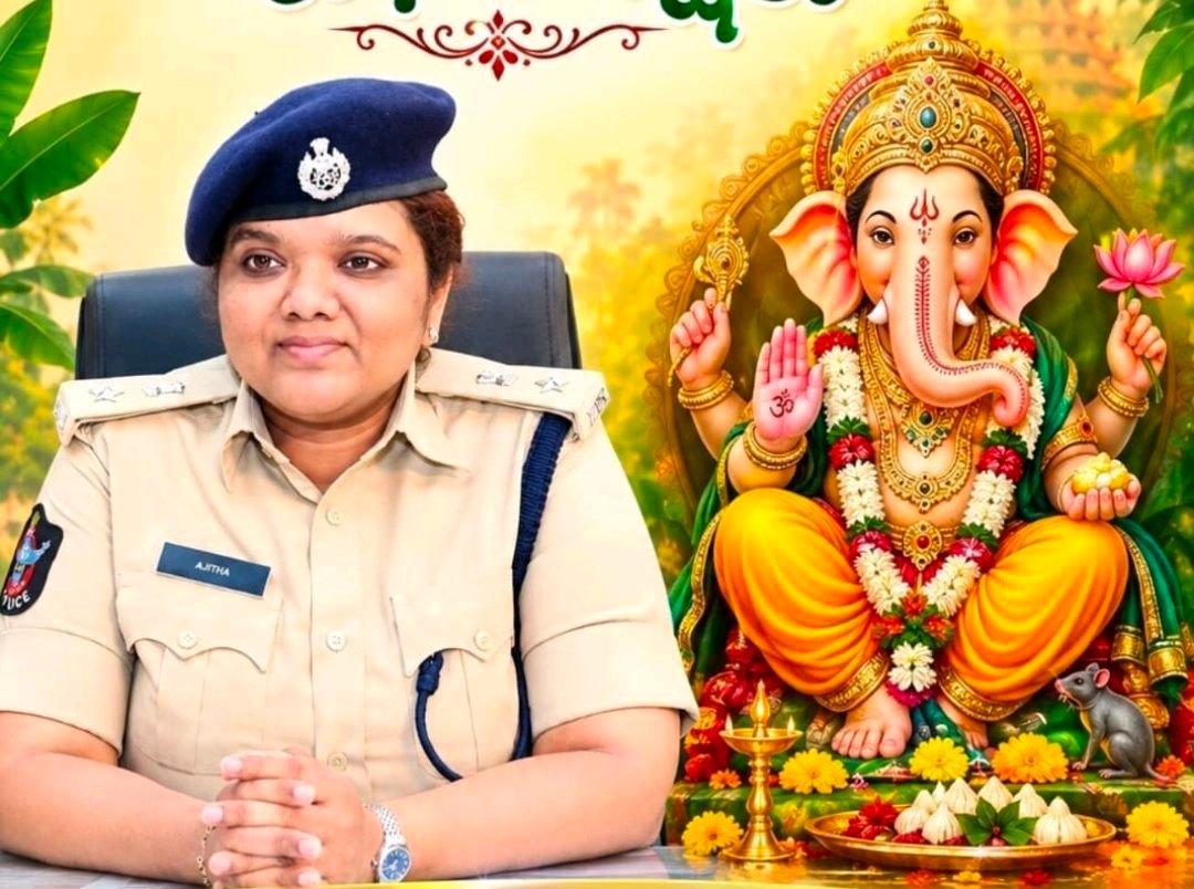 వినాయక చవితి శుభాకాంక్షలు తెలిపిన నెల్లూరు జిల్లా ఎస్పీ