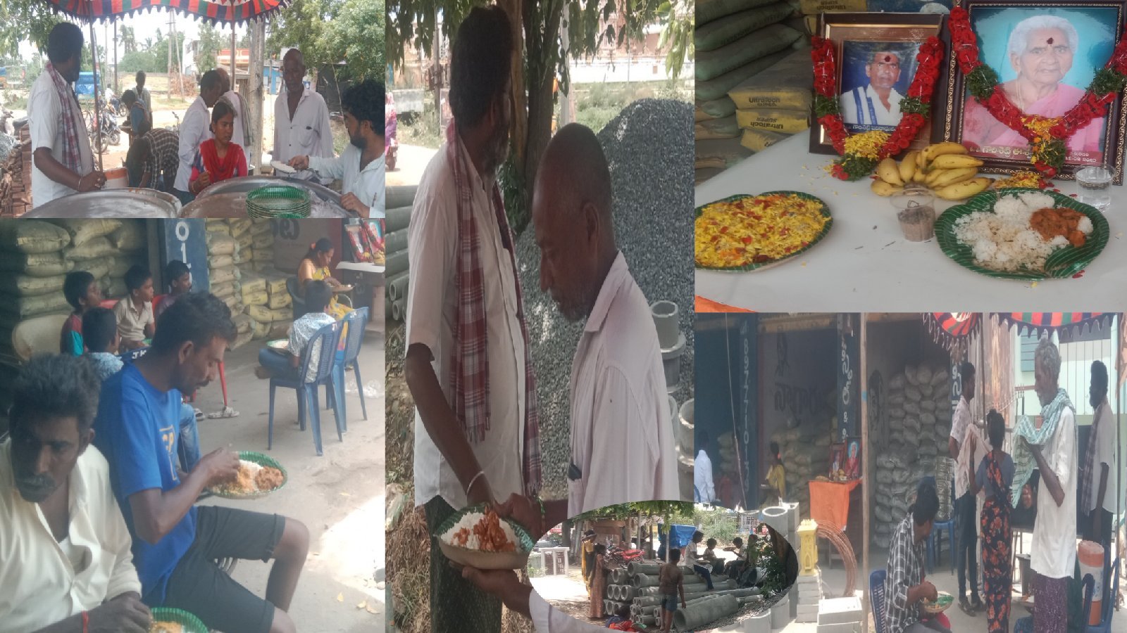 పేదలకు, డైలీ కూలీలకు అన్నదానం చేసిన వ్యాపారవేత్త GSR