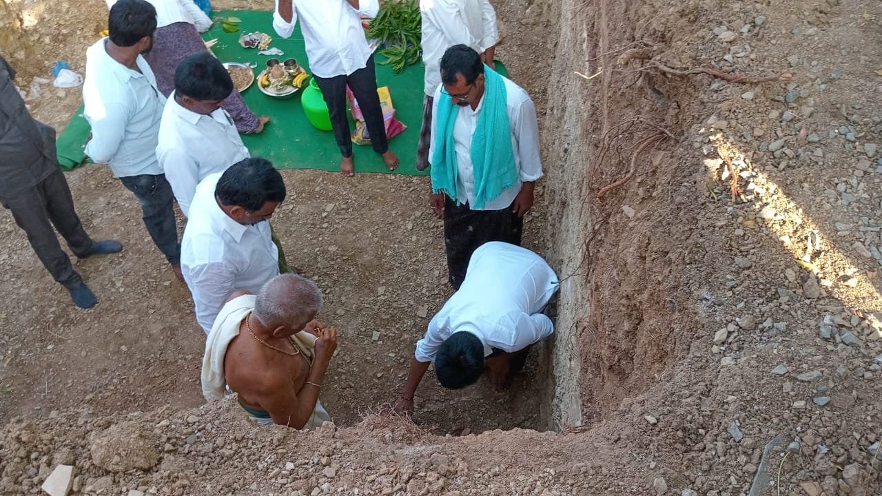 శ్రీరాముడి దేవాలయము శంకుస్థాపన చేసిన బీటెక్ రవి