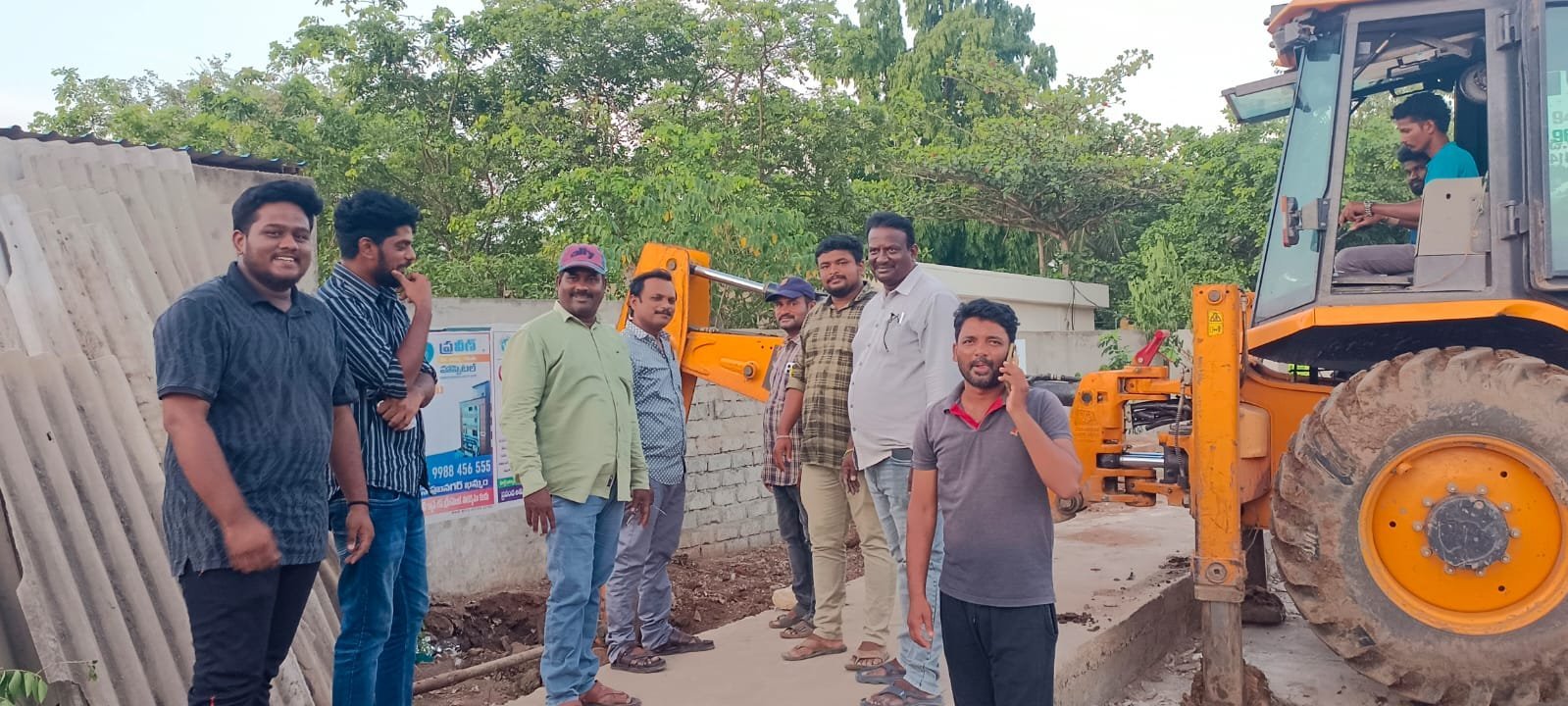 అశ్వారావుపేటలో వంగవీటి మోహనరంగా విగ్రహ ఏర్పాటుకు పనుల ప్రారంభం