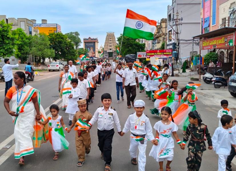 ఘనంగా శిశువిద్యా మందిర్ లో 80 వ స్వాతంత్ర దినోత్సవ వేడుకలు