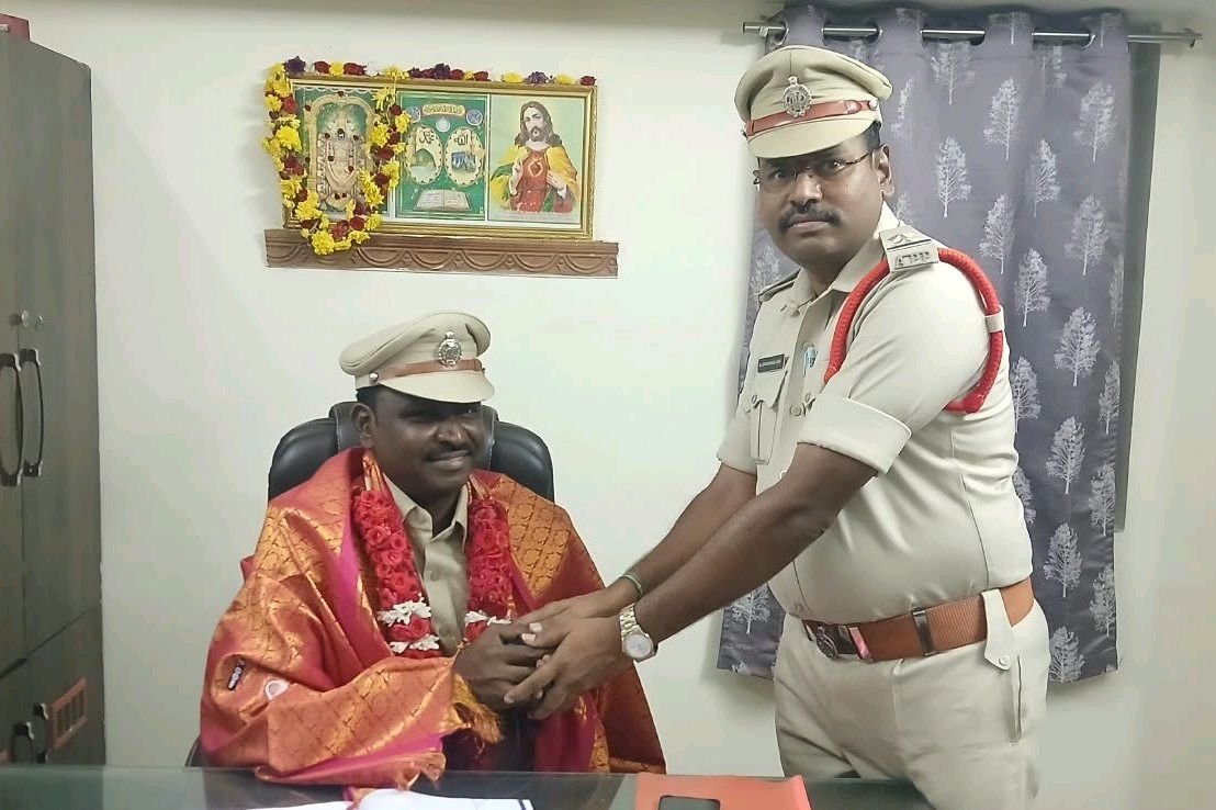 నాయుడుపేట అర్బన్ సీఐగా వెంకటరమణ బాధ్యతల స్వీకరణ