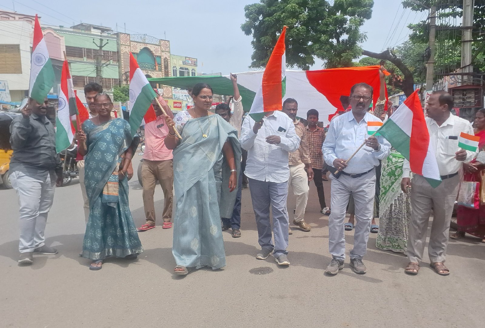 కంచికచర్లలో హర్ ఘర్ తిరంగా ర్యాలీ...