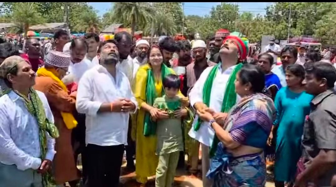 గిరిదర్ రెడ్డికోసం కోటంరెడ్డి దంపతుల ఎమ్మెల్యే రొట్టె *