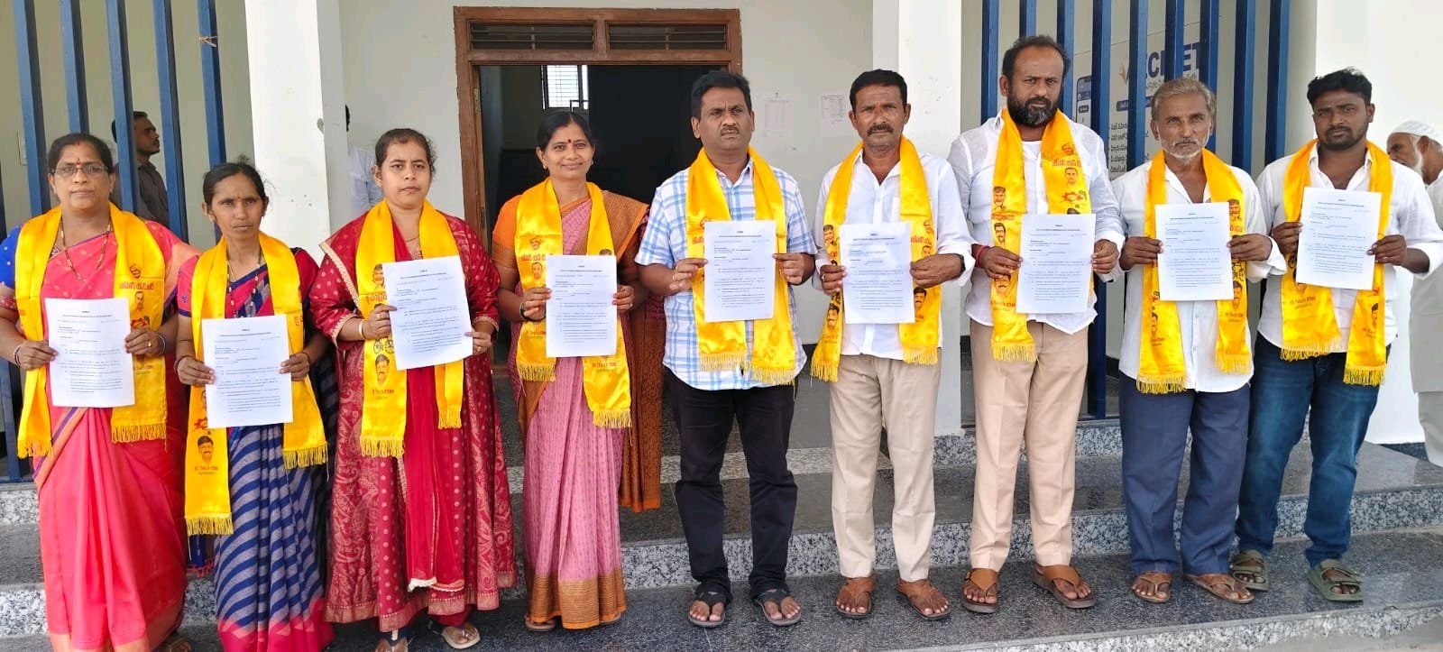 చక్రాయపేట మండలంలో ఏకగ్రీవమైన 9 TDP MPTC లు