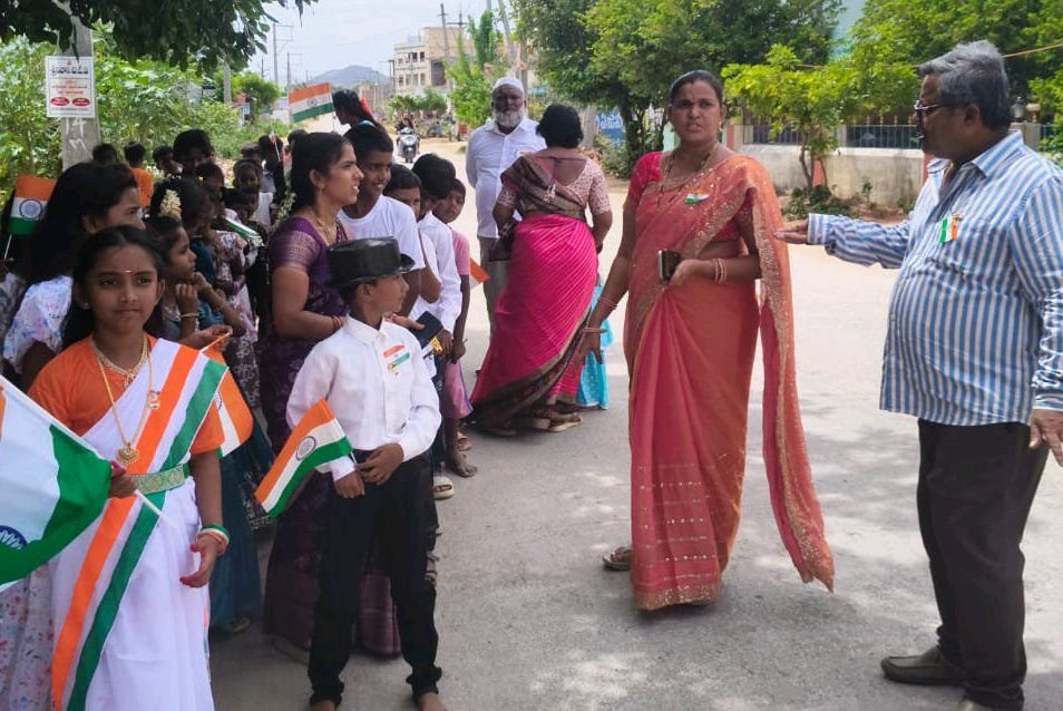 మండలంలో  ఘనంగా 80వ స్వాతంత్ర దినోత్సవ వేడుకలు