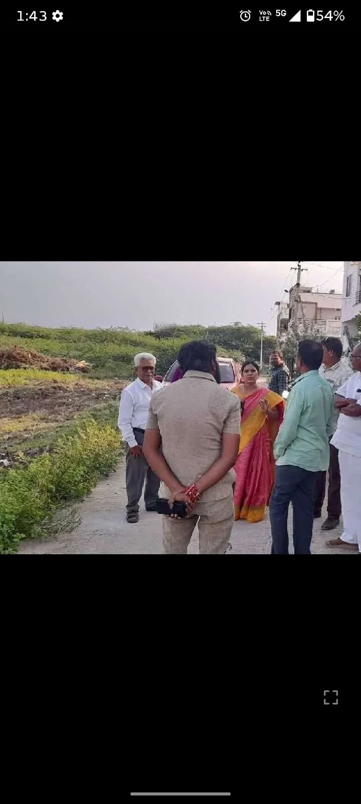 ఆదోని:పట్టణంలోని పార్క్ స్థలకబ్జాపై అధికారుల పరిశీలాన