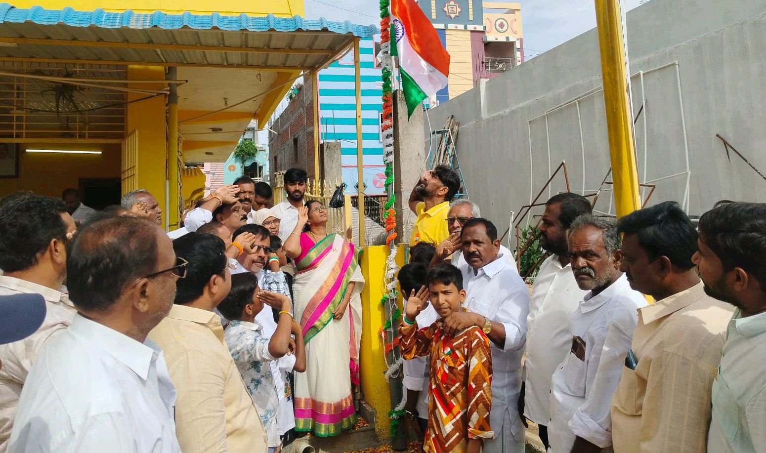 మండలంలో ఘనంగా 80వ స్వతంత్ర దినోత్సవ వేడుకలు