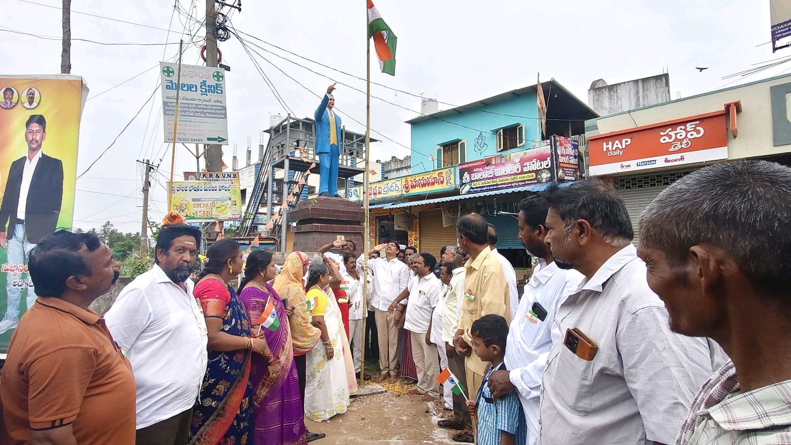 స్వాతంత్ర దినోత్సవం వేడుకల్లో MLA కాగిత కృష్ణా ప్రసాద్