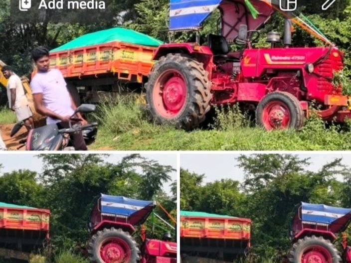 మద్యం మత్తులో ట్రాక్టర్ నడిపి అదుపుతప్పాడా?