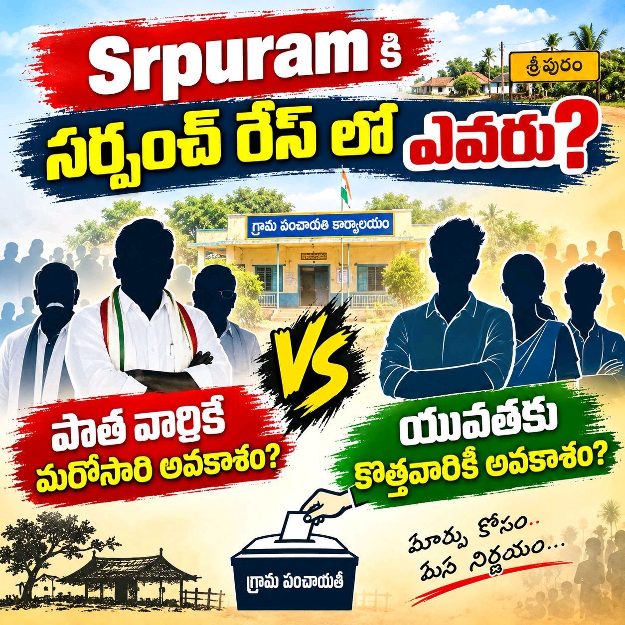 సీతారామపురంలో యువతకు అవకాశం దక్కేనా?
