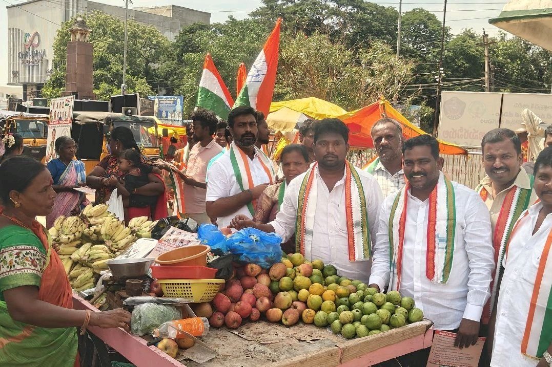 సూళ్లూరుపేటలో కాంగ్రెస్ ప్రచారం