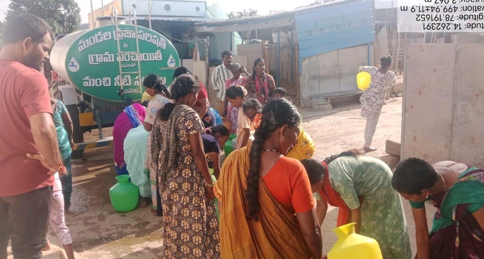 దాహార్తిని తీర్చిన మండల కమిటీ