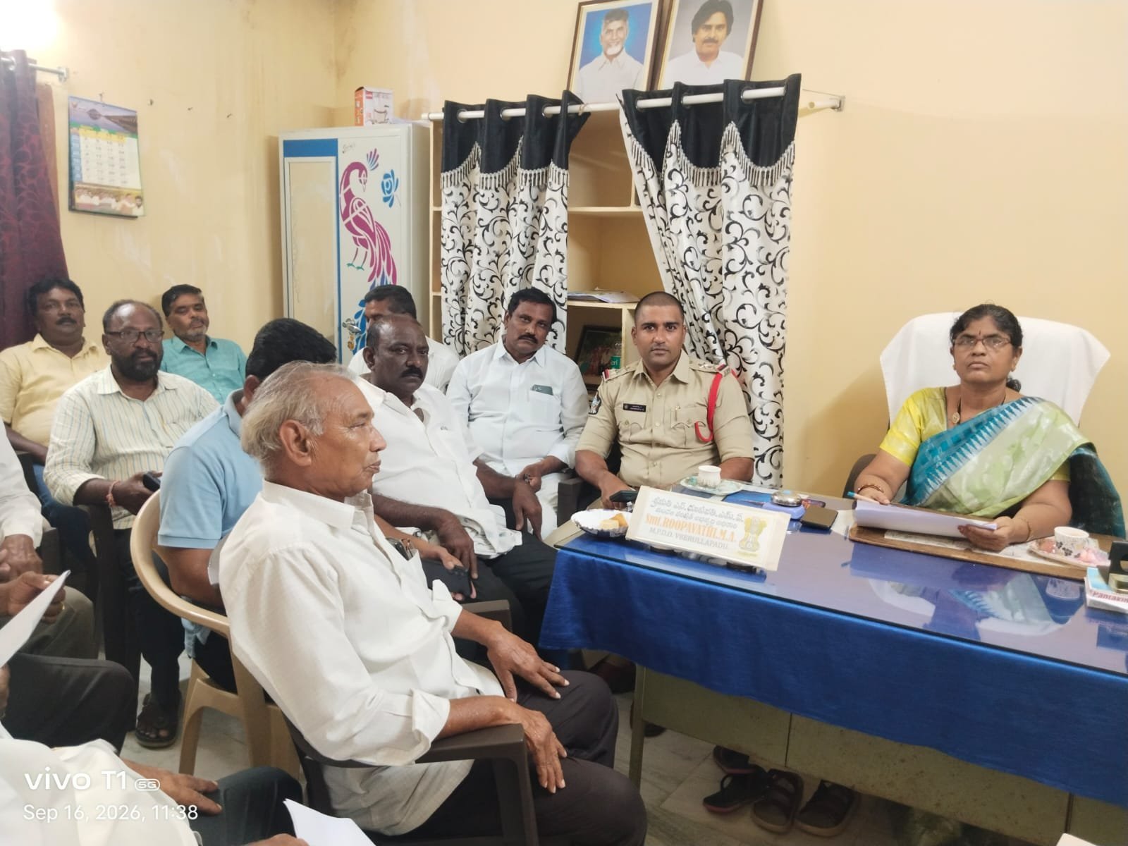 అఖిలపక్ష పార్టీల సమావేశం నిర్వహించిన ఎంపీడీవో....