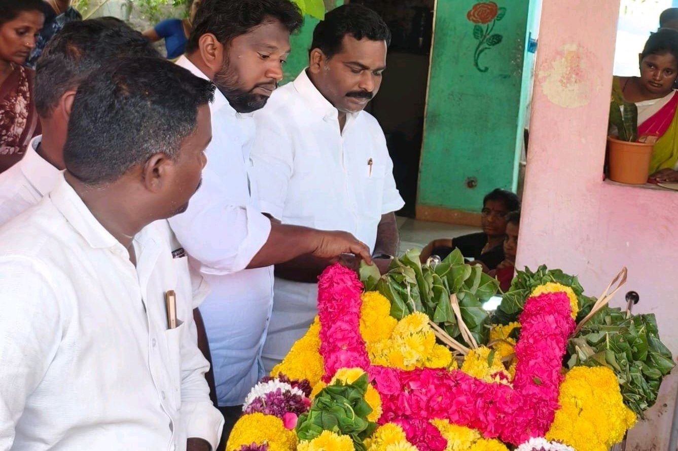చెరివి మృతుడికి నివాళి