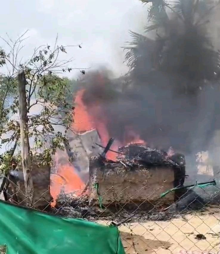 చిట్టమూరు హరిజనవాడలో అగ్నిప్రమాదం
