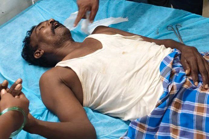 ఆటో జెసిబీ ఢీకొని వ్యక్తి మృతి